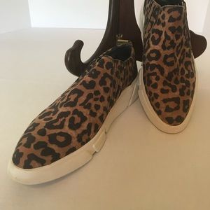Fun Animal Print Slip On Sneakers